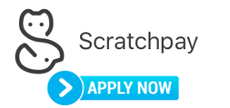 White button saying apply now for ScratchPay.